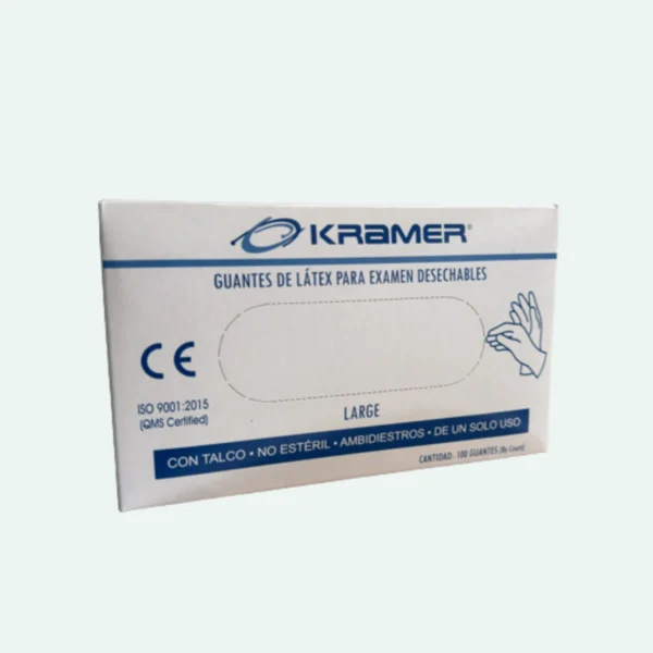 GUANTES DE LATEX MARCA KRAMER
