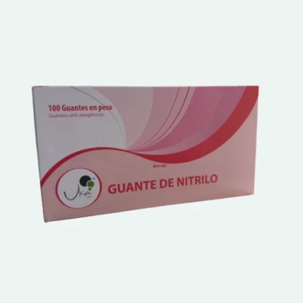 GUANTES DE NITRILO ROSA