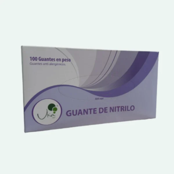 20 GUANTES DE NITRILO LILA