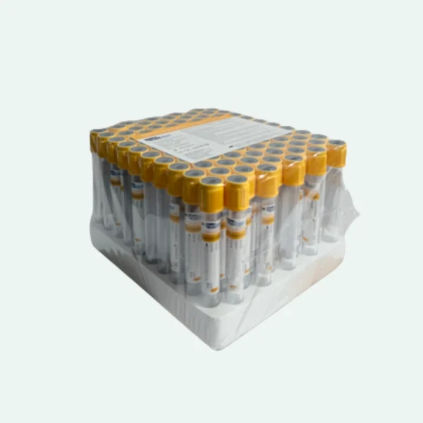TUBOS VACUTAINER TAPA AMARILLA 5.0 ML