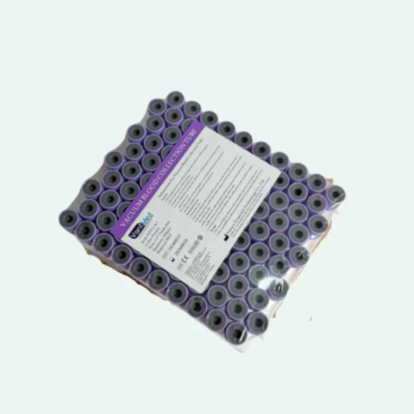 TUBOS VACUTAINER TAPA LILA 4.0 ML