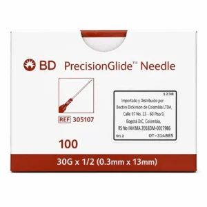 AGUJA HIPODERMICA 30G X 1/2