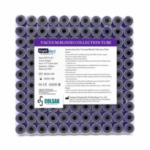 TUBOS VACUTAINER TAPA LILA 4.0 ML