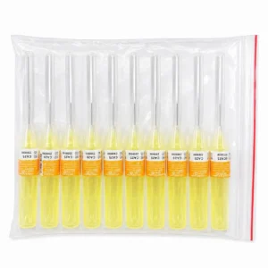 Catéter Intravenoso Periférico 24G Amarillo ultradelgado para acceso venoso en neonatos, lactantes y venas extremadamente frágiles