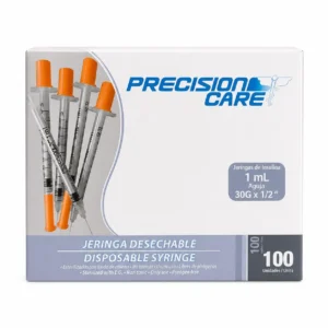 JERINGA 1 ML 30G X 1-2 CAJA X 100 UDS PC JERINGA 1 ML 30G X 1/2" CAJA X 100 UDS PRECISION CARE